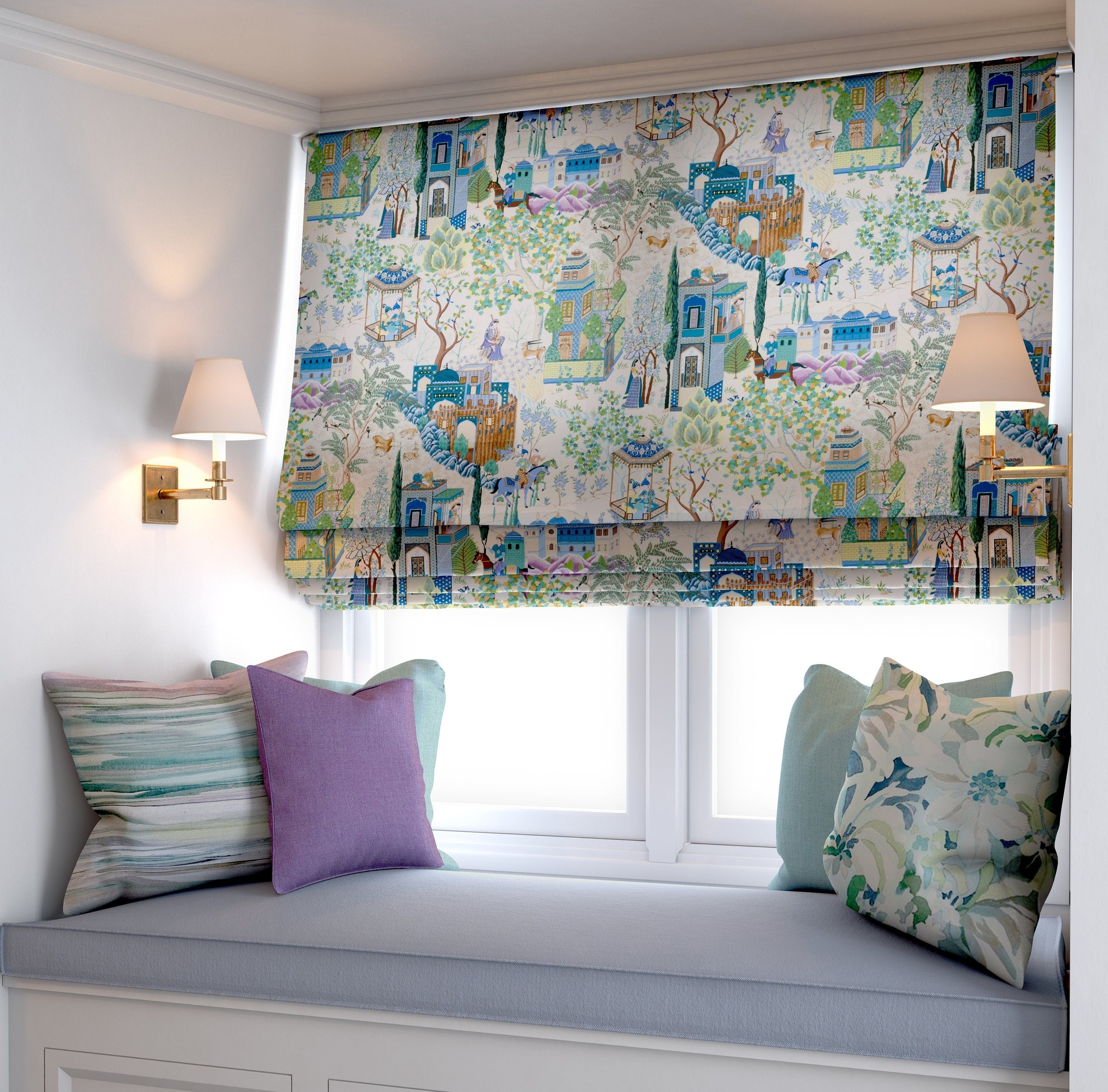 Colefax & Fowler Roman Blinds | Made to Measure – May Evelyne Interiors