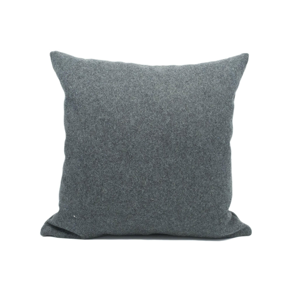 Abraham Moon - Earth - Air Force - 100% Wool Cushion Cover - Designer Plaid Pillow Cover - Handmade Custom Abraham Moon Pillow.