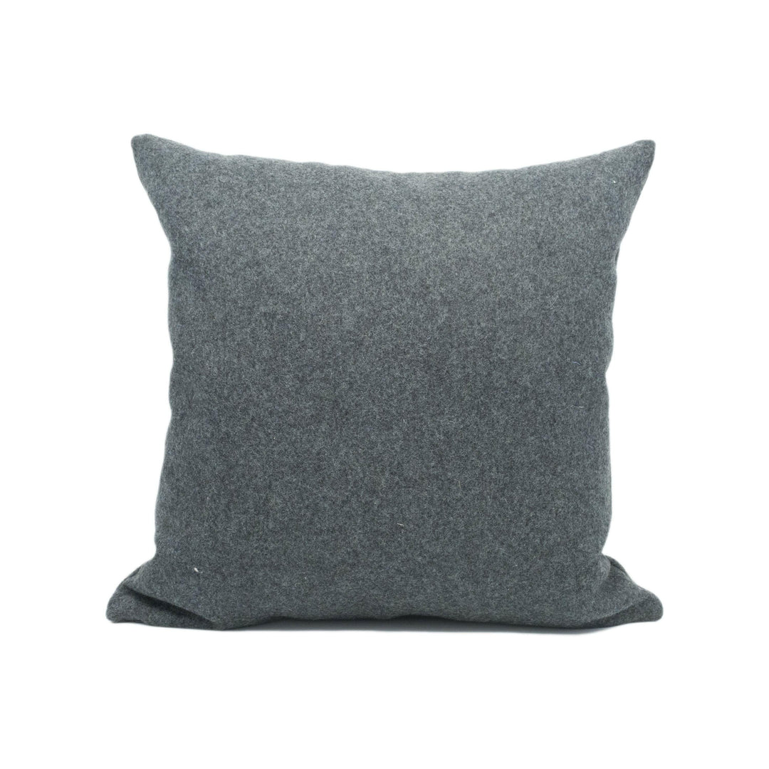 Abraham Moon - Earth - Air Force - 100% Wool Cushion Cover - Designer Plaid Pillow Cover - Handmade Custom Abraham Moon Pillow.