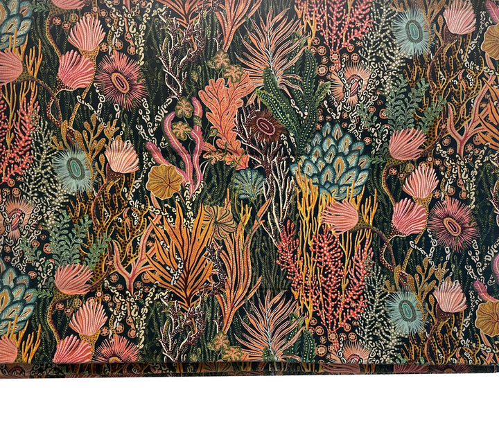 Harlequin - Acropora - Brazilian Rosewood / Nectar / Tree Canopy  - Professionally Made Roman Blind Made to Measure Designers Home Decor.