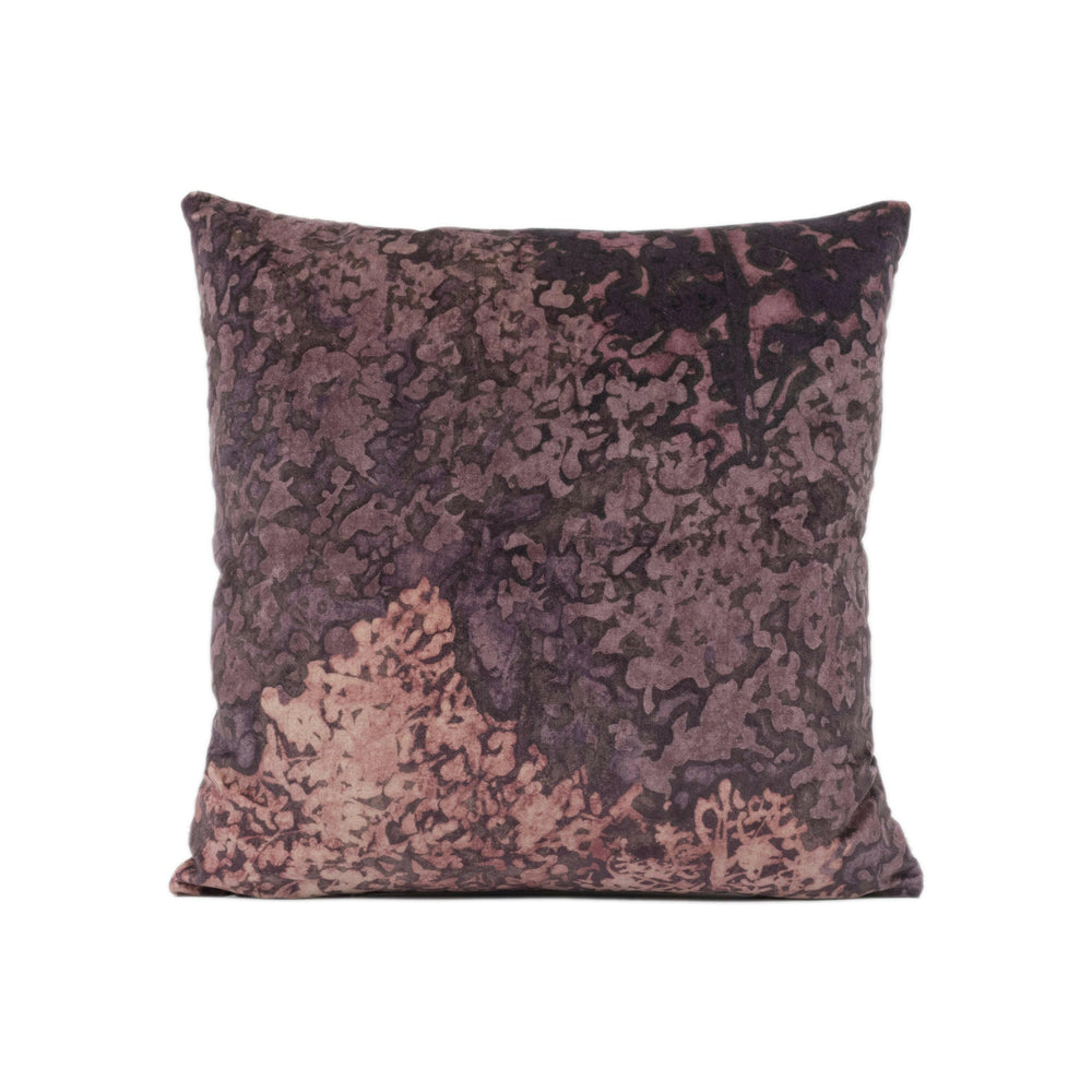 Zoffany - Belvoir - Fig / Hollyhock - Abstract Ombré Forest Luxury Velvet Cushion Cover - Handmade Throw Pillow Designer Home Decor.