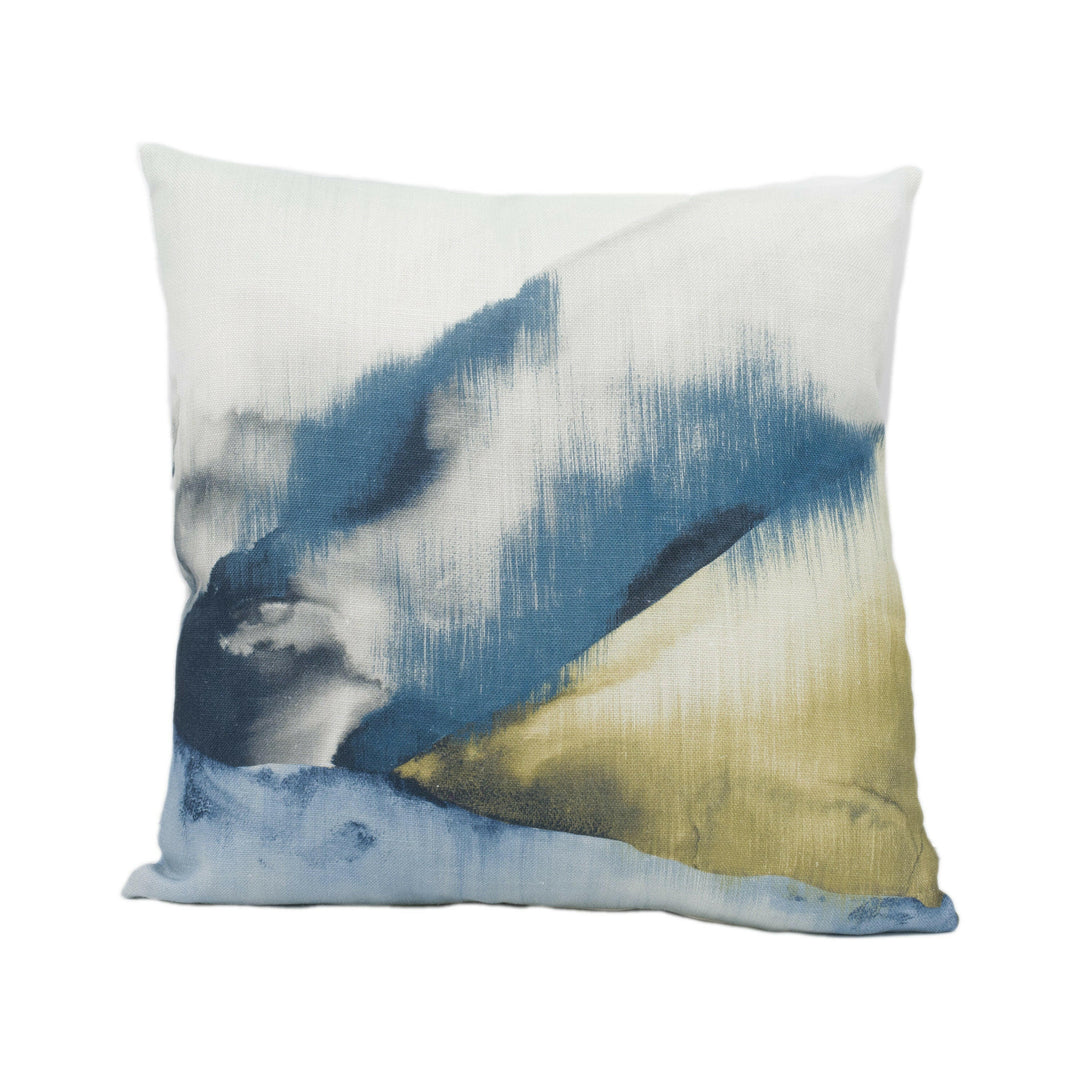 Harlequin - Kailani - Lagoon / Linden - Stunning Snowy Mountain Landscape Handmade Cushion Cover Throw Pillow Designer Home Décor.