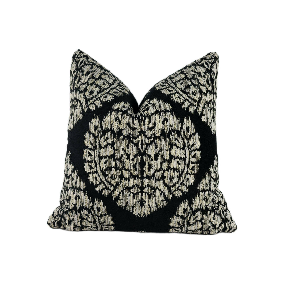 Fryetts - Marcello - Noir - Stunning Designer Cushion Cover Home Décor Throw Pillow.