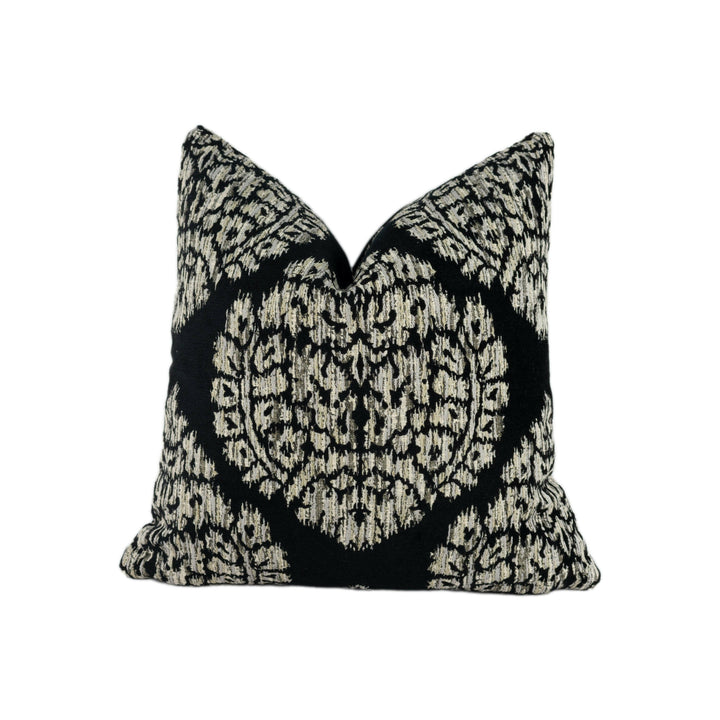 Fryetts - Marcello - Noir - Stunning Designer Cushion Cover Home Décor Throw Pillow.
