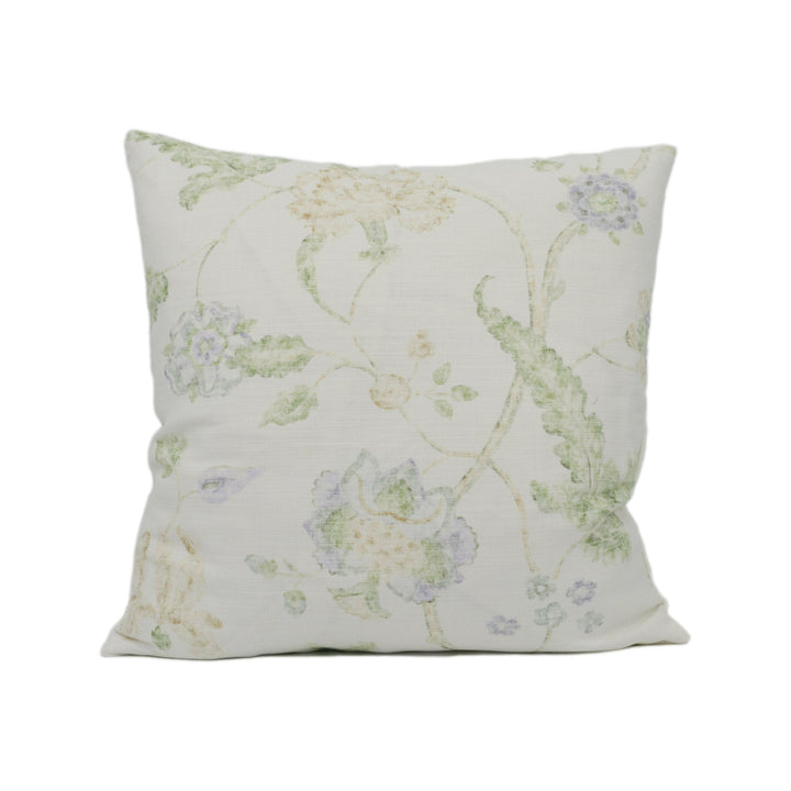 Lee Jofa - Avignon - Lilac / Leaf - Sophisticated Floral Cushion Cover - Handmade Throw Pillow - Designer Home Décor.