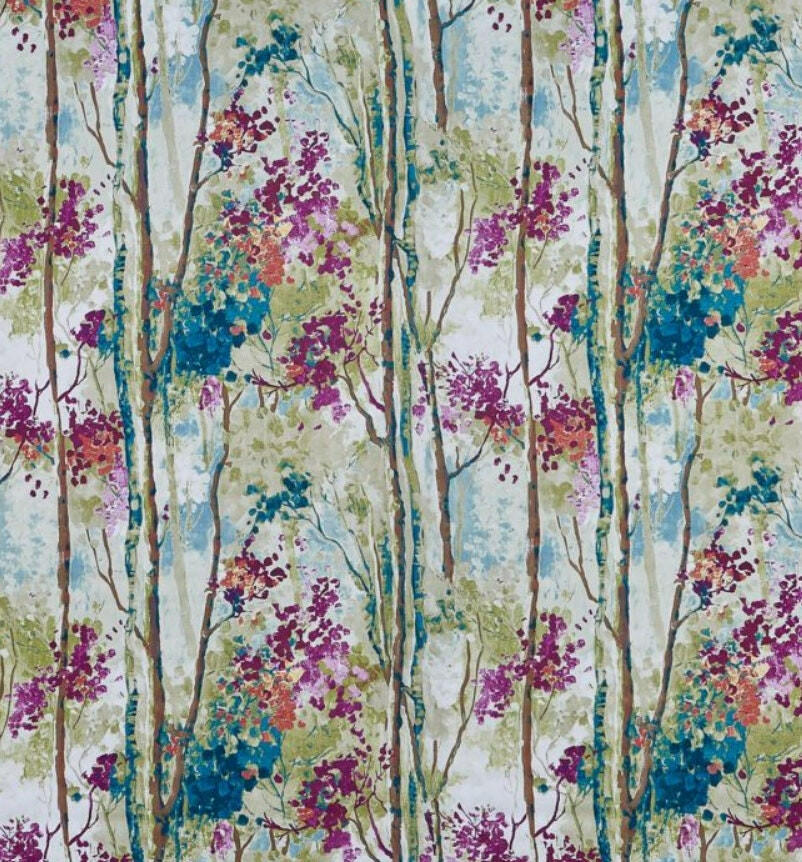 Prestigious - Silver Birch - Jewel - Beautiful Birch Tree Blossom Cushion Cover - Handmade Throw Pillow Designer Home Decor.