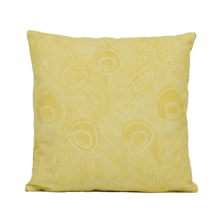Liberty of London Hebe Lichen / Chartreuse - Striking Peacock Feather