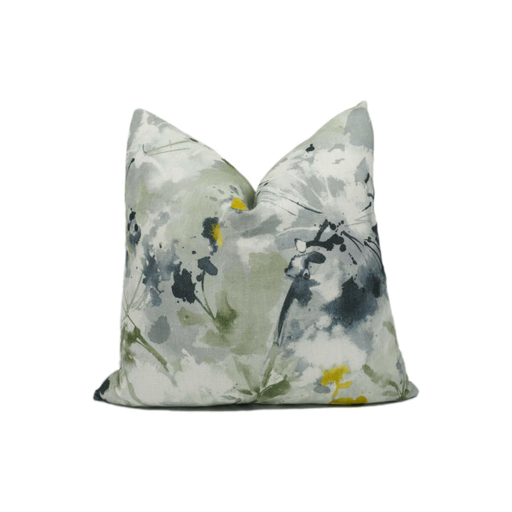 Sanderson - Simi - Grey / Pearl - Stunning Watercolour Floral Cushion Cover - Handmade Throw Pillow - Designer Home Décor.