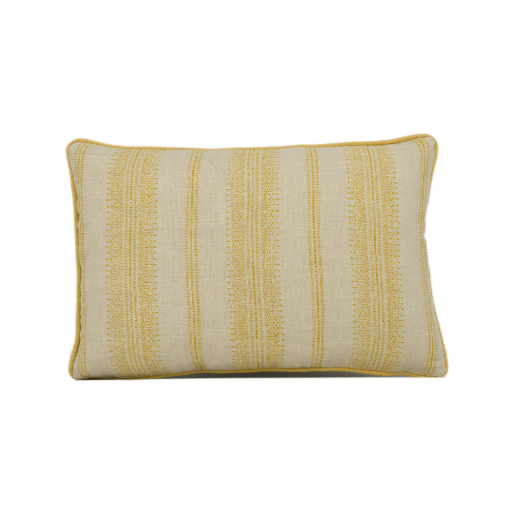 Kate Forman - Camille - Saffron - Stunning Piped Cushion Cover Handmade Throw Pillow Designer Home Décor.