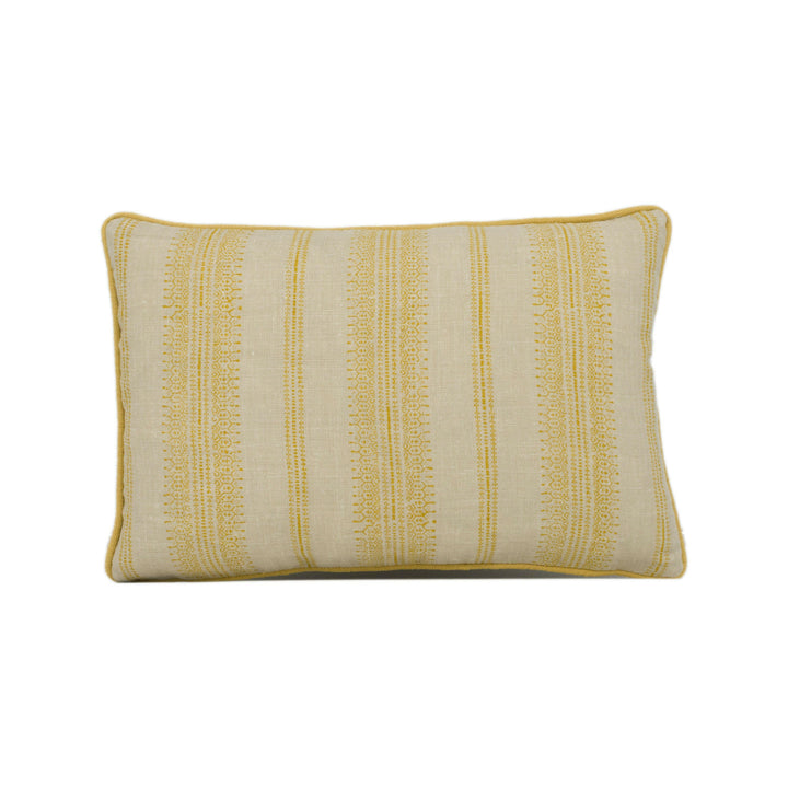 Kate Forman - Camille - Saffron - Stunning Piped Cushion Cover Handmade Throw Pillow Designer Home Décor.