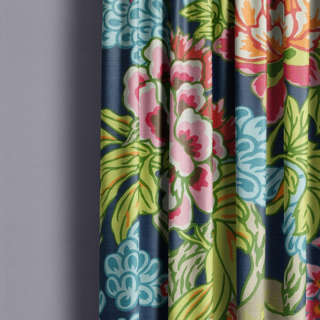 Thibaut - honshu - navy - curtains made to measure drapes designer home decor.