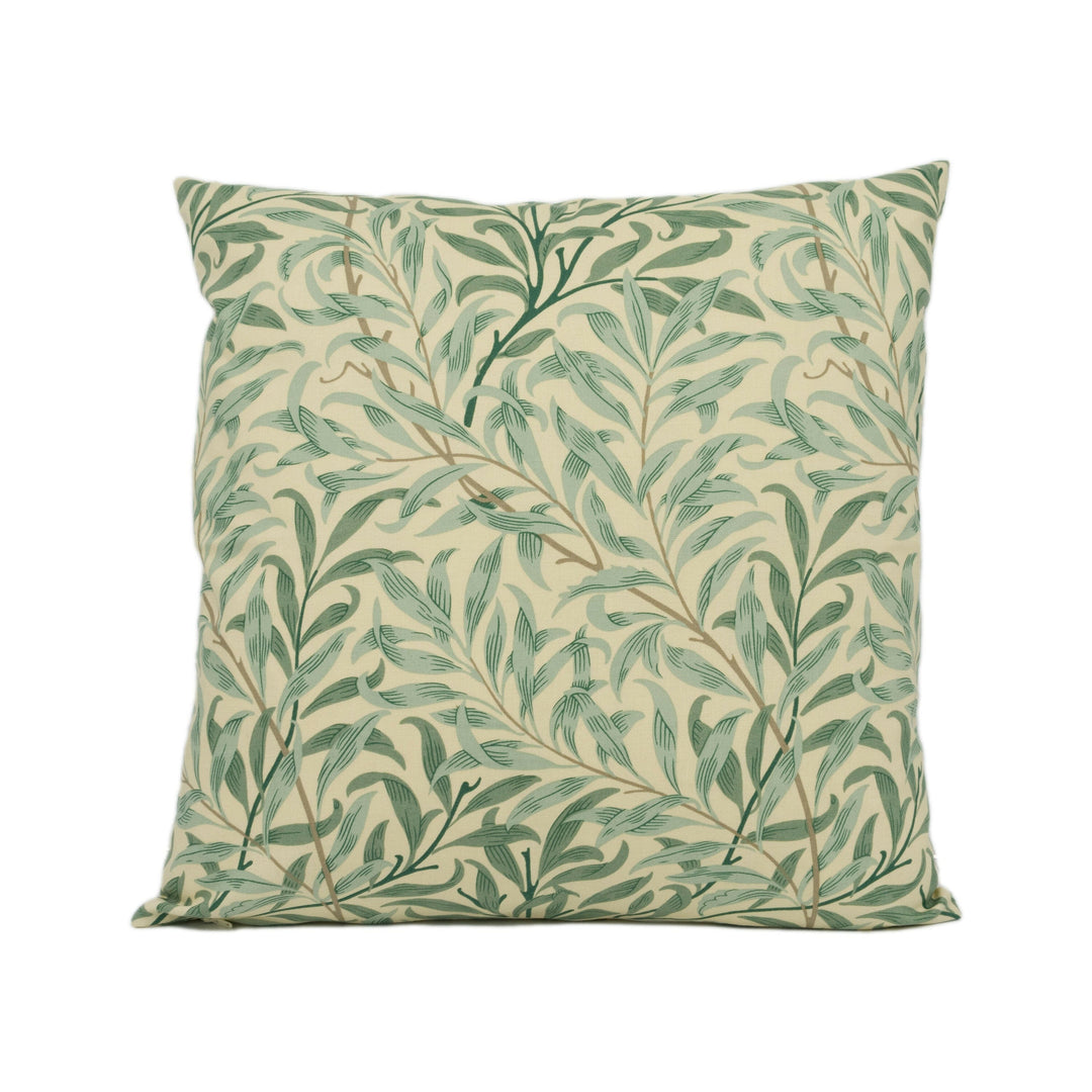William Morris - Willow Boughs - Cream / Pale Green  - Classic Spring English Cushion Cover Handmade Fall Throw Pillow Designer Home Décor.