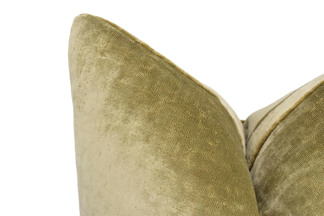 Zoffany - Curzon - Antelope - Opulent Plush Jacquard Velvet Cushion Cover - Luxury Throw Pillow - Handmade Home Décor - Scatter Sofa Cushion.