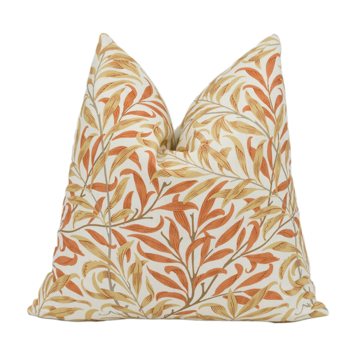 William Morris - Willow Bough - Russet / Ochre - Classic Autumnal English Cushion Cover Handmade Fall Throw Pillow Designer Home Décor.
