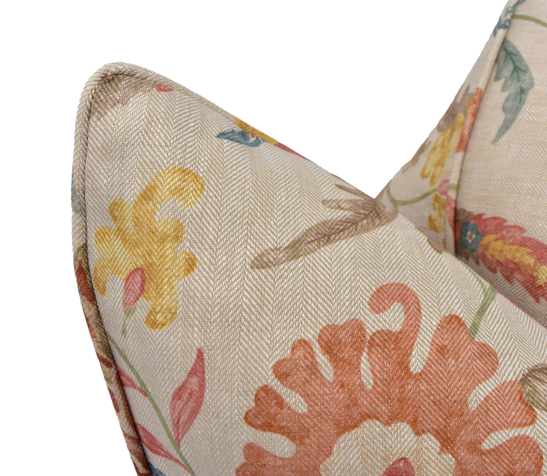 Colefax and Fowler - Campion - Red / Sand - Turkish Inspired Floral