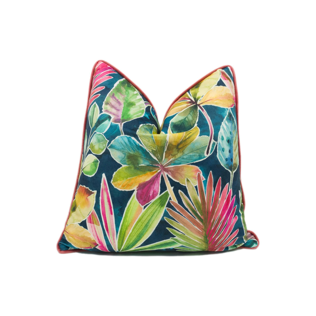 Clarke & Clarke x Studio G - Rainforest Velvet - Multi  Cushion Cover Pillow Throw Designer Home Decor.