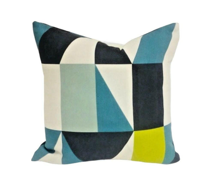 Scion - Nuevo - 4 Colourways Available - Funky Modern Patchwork Geometric Designer Cushion Cover - Luxury Throw Pillow - Handmade Home Decor.