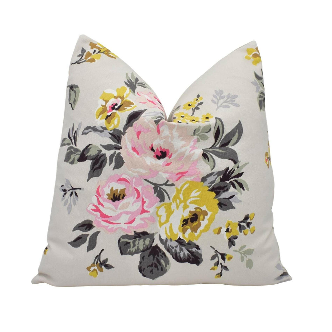 Cath Kidston x Ashley Wilde - Vintage Bunch - Multi - Vintage Inspired Designer Floral Cushion Cover - Luxury Throw Pillow - Handmade Home.