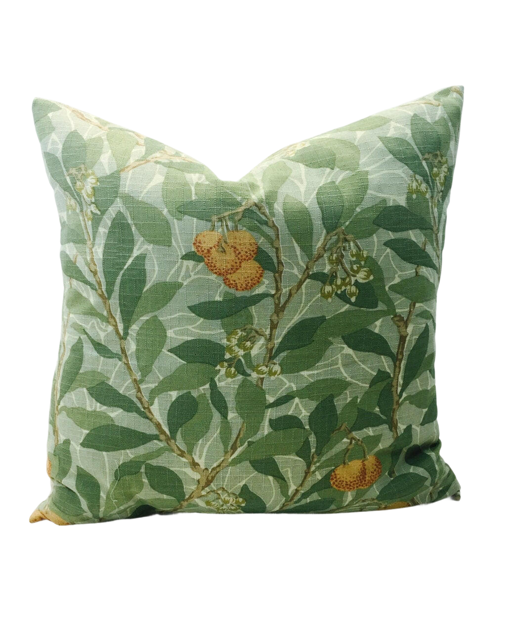 William Morris - Arbutus - Green - Cushion Cover Throw Pillow Designer Home Decor.