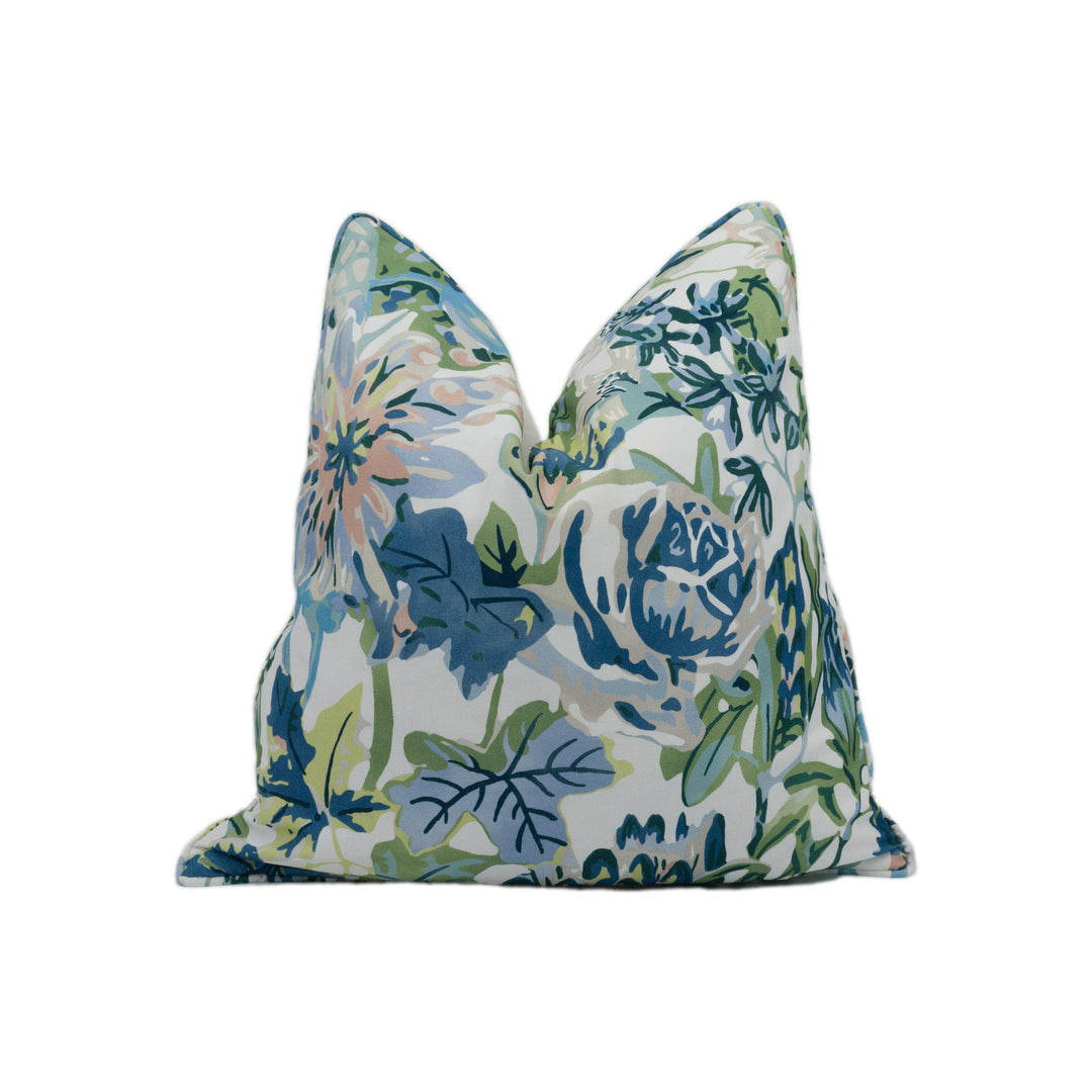 Harlequin - Perennials - Seaglass / Exhale / Murmuration - Statement Floral Cushion Cover - Handmade Throw Pillow - Designer Home Décor.