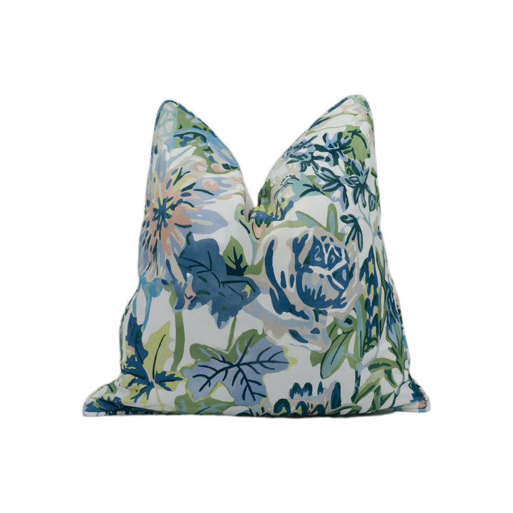 Harlequin - Perennials - Seaglass / Exhale / Murmuration - Statement Floral Cushion Cover - Handmade Throw Pillow - Designer Home Décor.