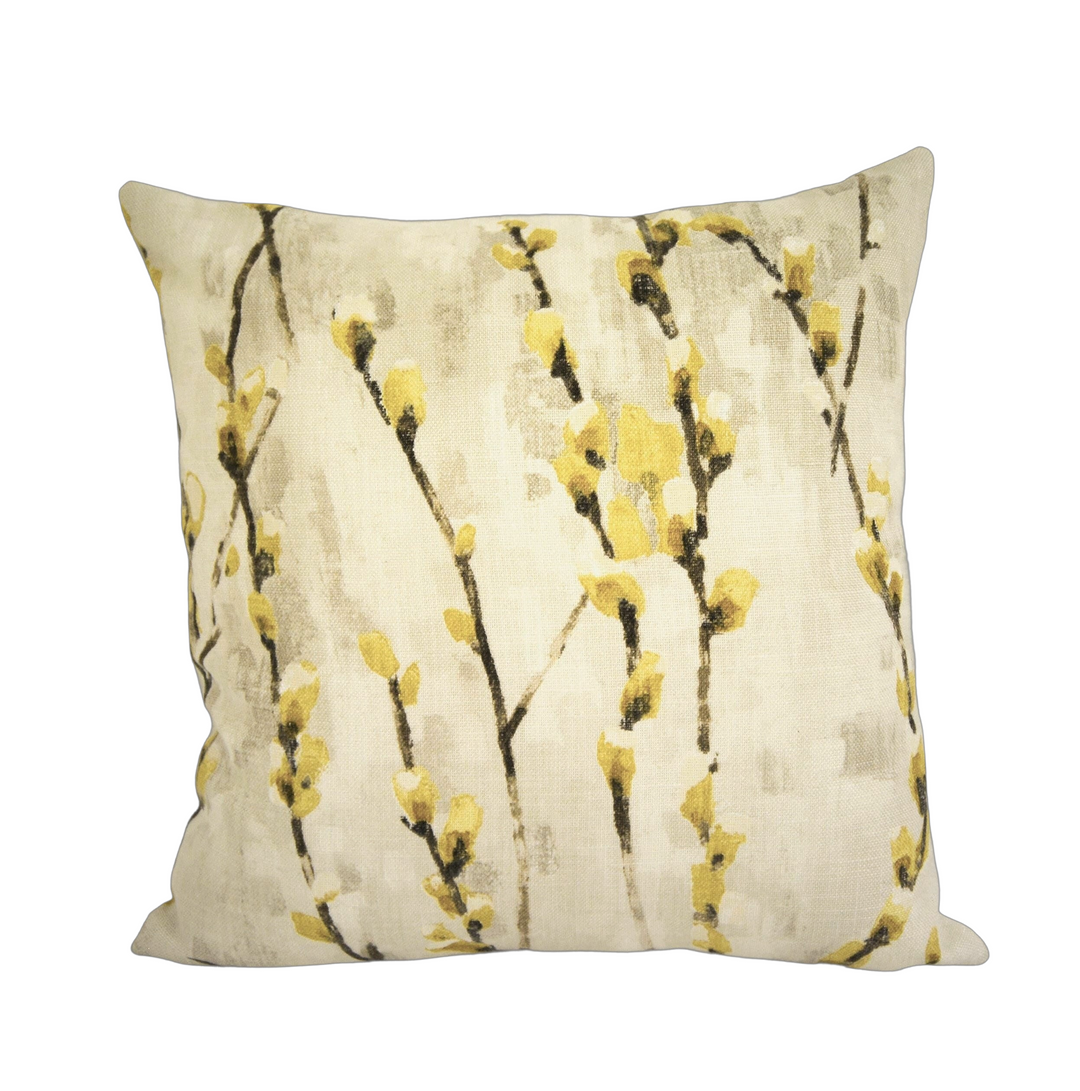 Harlequin - Salice - Mustard - Vibrant Floral Designer Cushion Cover Throw Pillow Handmade Home Decor.