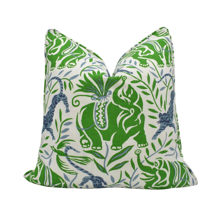 Christopher Farr - La Jungle - Prato - Raoul Dufy Inspired Exotic Wildlife Cushion Cover - Handmade Throw Pillow - Designer Home Décor.