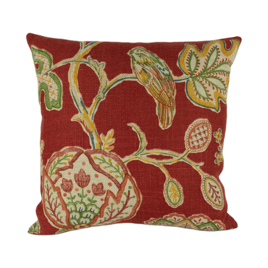 William Morris - Theodosia - Red - Cushion Cover Classic British Designer Stunning Throw Pillow Home Decor.