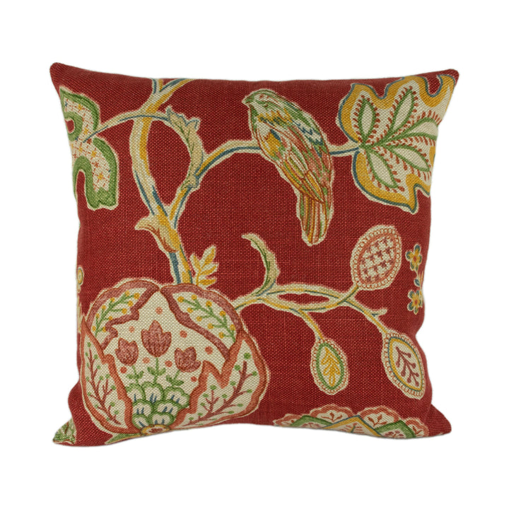 William Morris - Theodosia - Red - Cushion Cover Classic British Designer Stunning Throw Pillow Home Decor.