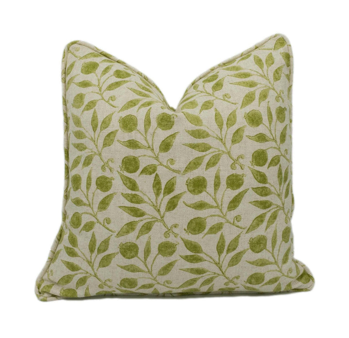 William Morris - Rosehip - Thyme - Classic Morris Intricate Floral Designer Cushion Cover - Luxury Throw Pillow - Handmade Home Decor.
