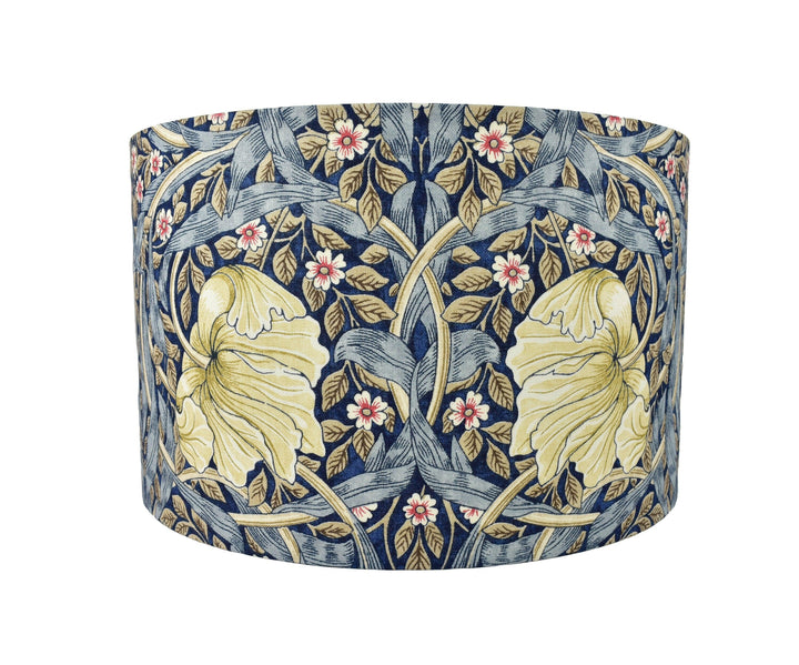 William Morris - Pimpernel - Indigo /Hemp - Lampshade Stunning Handmade Designer Home Decor.