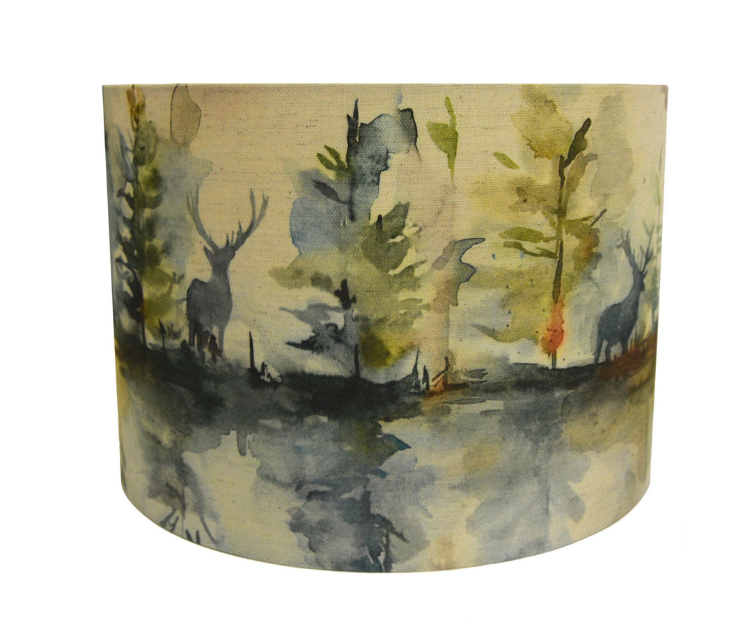 Voyage Decoration - Wilderness - Topaz Linen - Lampshade Stunning Handmade.