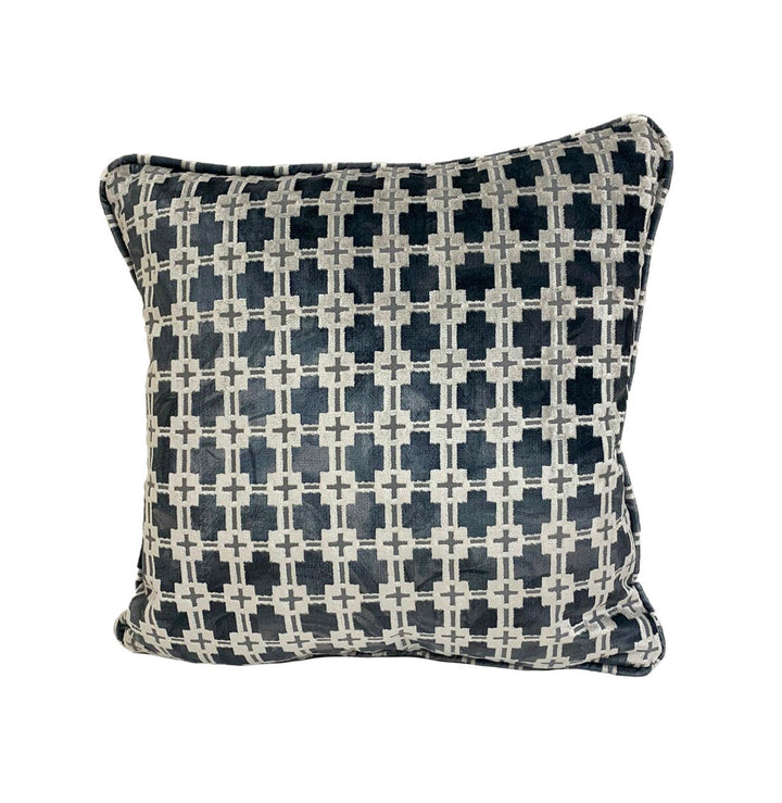 Clarke &amp; Clarke - Maui - Slate - Designer Velvet Cushion Cover Throw Pillow Designer Home Decor