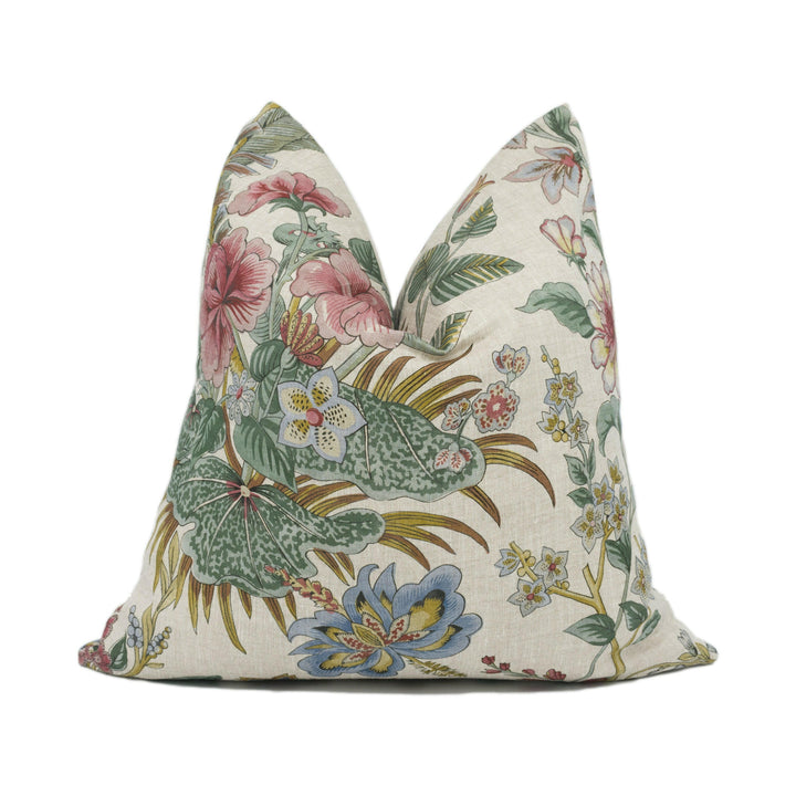 St. Leger &amp; Viney - Cordelia - Col 1 - Stunning Classic Floral Cushion Cover - Handmade Throw Pillow - Designer Home Décor.