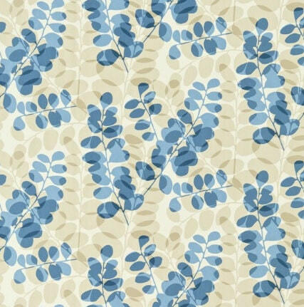 Scion - Lunaria - 4 Colourways Available - Cornflower / Denim / Leaf / Sunflower - Elegant Floral Cushion Cover - Handmade Throw Pillow.