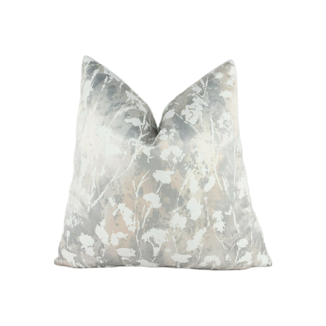 Ashley Wilde x Kai - Jacinth - Praline - Mesmerising Floral Metallic Designer Cushion Cover - Luxury Throw Pillow - Handmade Home Decor.
