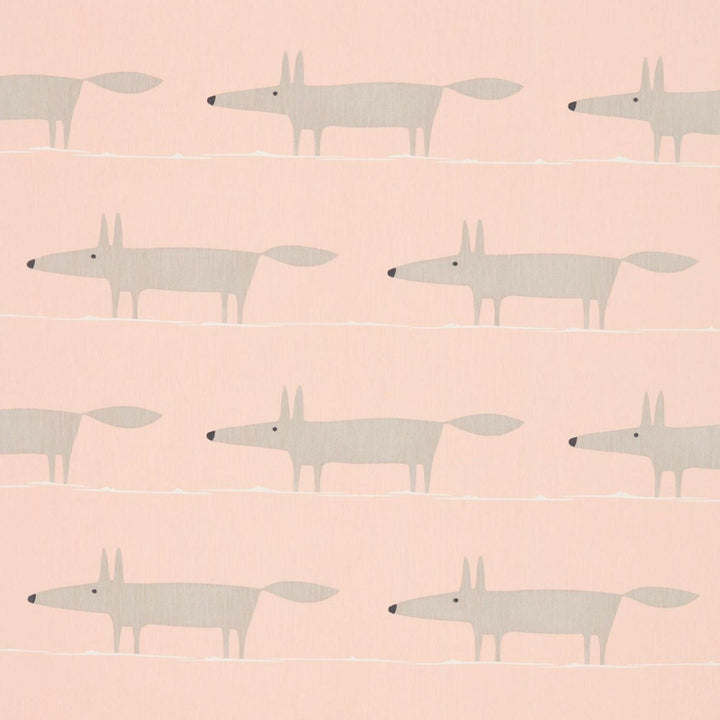 Scion - Mr Fox - Blush - Made To Measure Professionally Made Roman Blind.