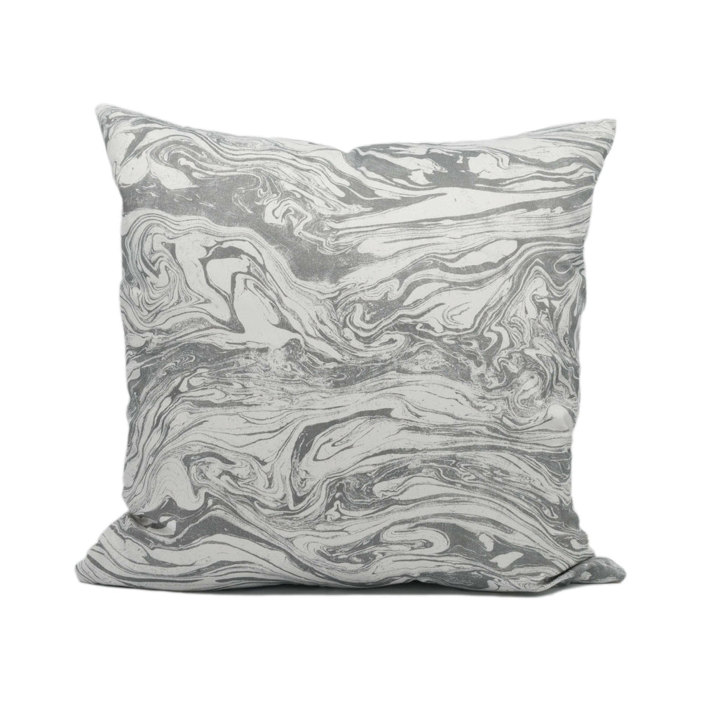 Schumacher - Romeo - Carrara - Chic Modern Marble Inspired Cushion Cover - Handmade Throw Pillow - Designer Home Décor.
