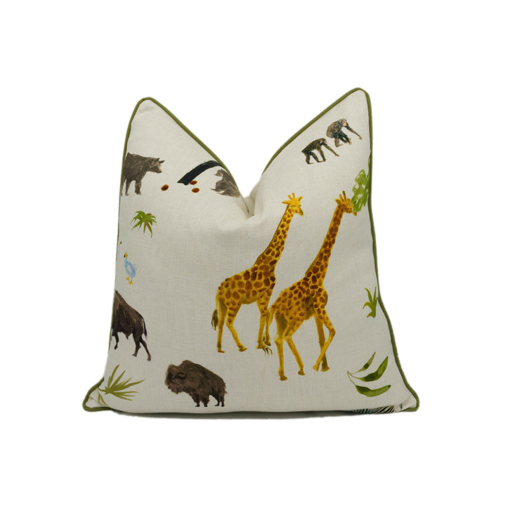 Andrew Martin - Noah - Multi - Piped Stunning Cushion Cover - Designer Throw Pillow Luxury Handmade Deoc.