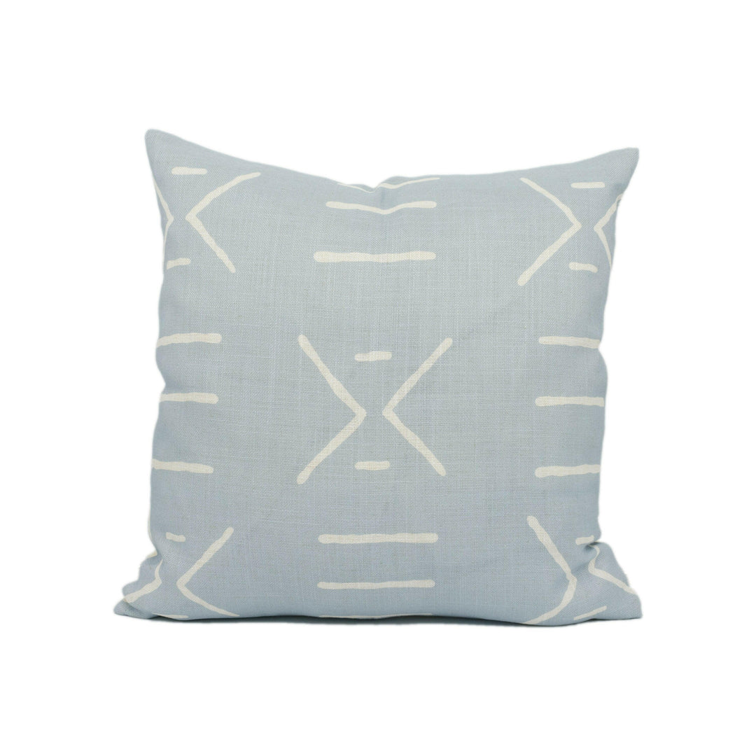 Andrew Martin - Kongo - Powder - African Inspired Geometric Motif Cushion Cover - Handmade Throw Pillow - Designer Home Décor.