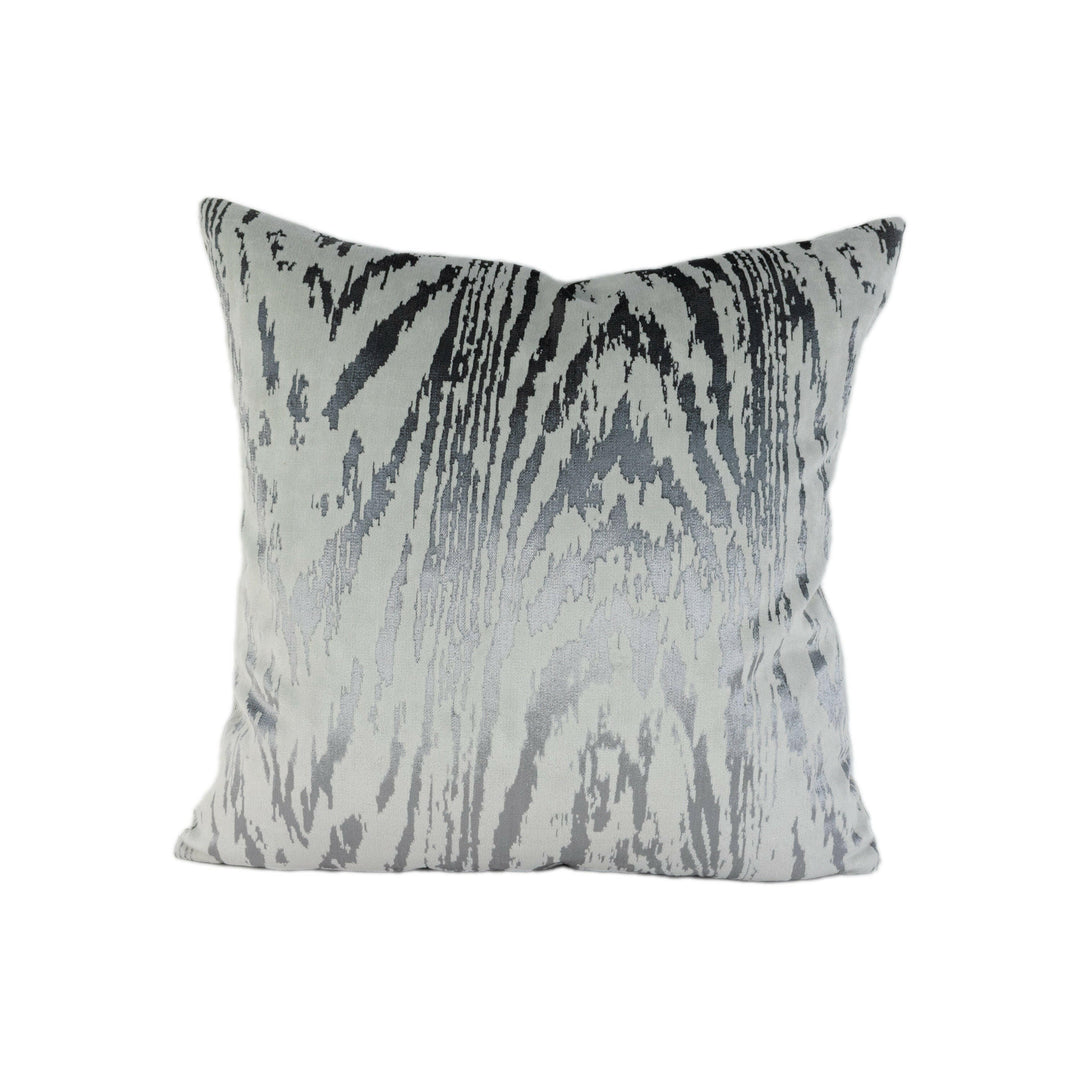 Kai - Marva - Silver - Stunning Designer Velvet Cushion Cover Home Décor Throw Pillow.