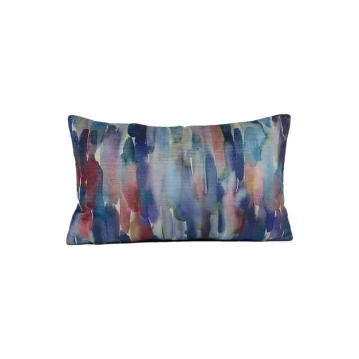 Voyage - Azima - Cobalt - Stunning Iridescent Velvet Cushion Cover Throw Pillow Designer Home Decor.