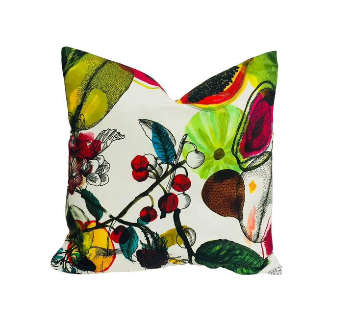 Designers Guild & Christian Lacroix - Manaos - Perroquet - Luxury Cushion Cover Throw Pillow Designer Home Decor.