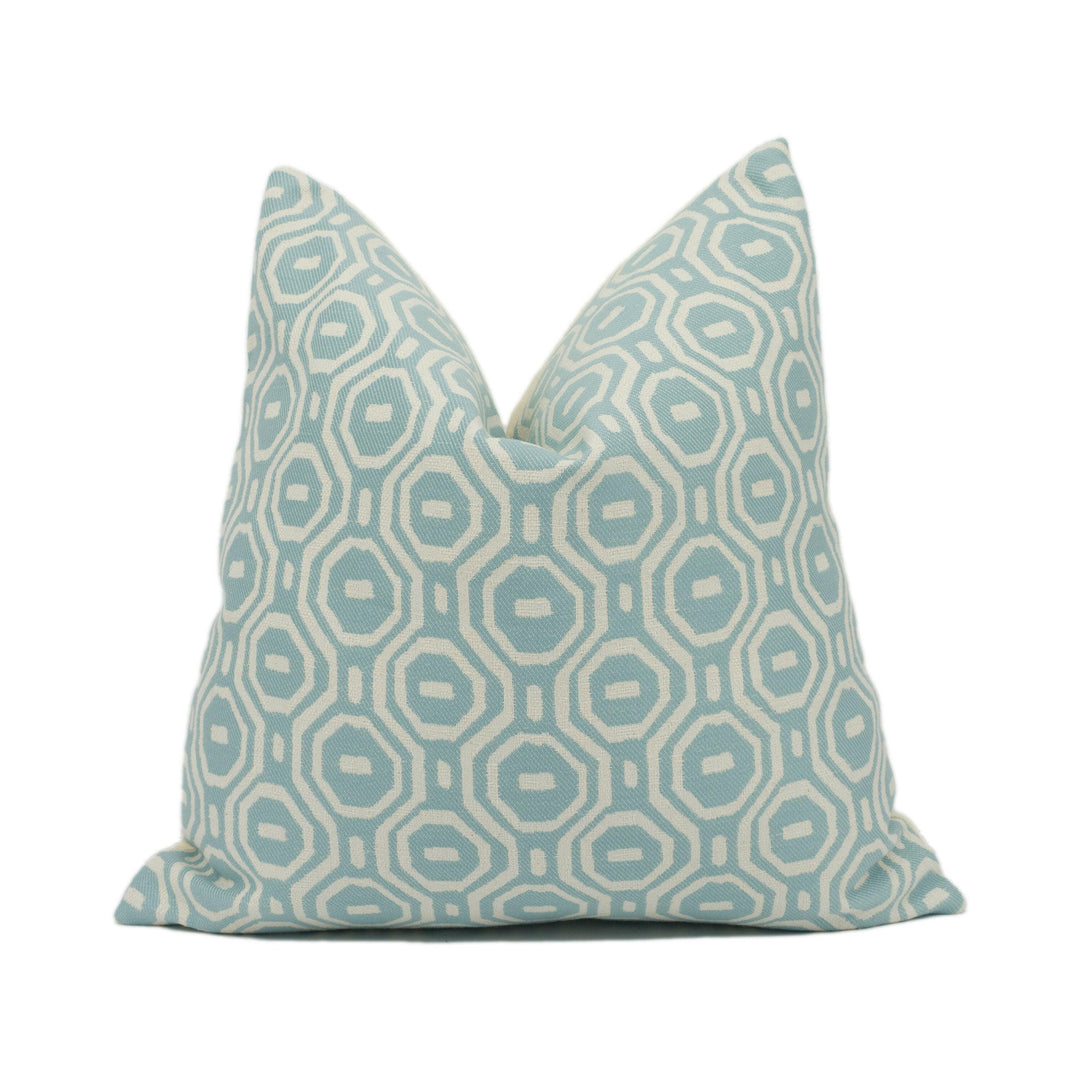 Clarke &amp; Clarke x Studio G - Gotska - Glacier - Funky Scandinavian Geometric Cushion Cover - Handmade Throw Pillow - Designer Home Décor.