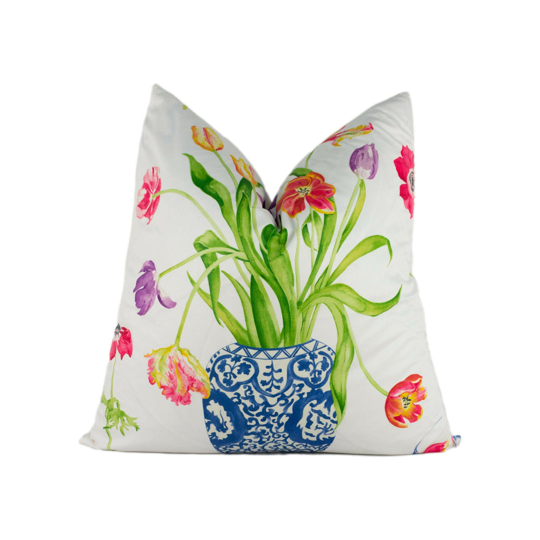 Sanderson - Painters Garden - Violet / Crimson - Stunning Designer Cushion Cover Home Décor Throw Pillow.