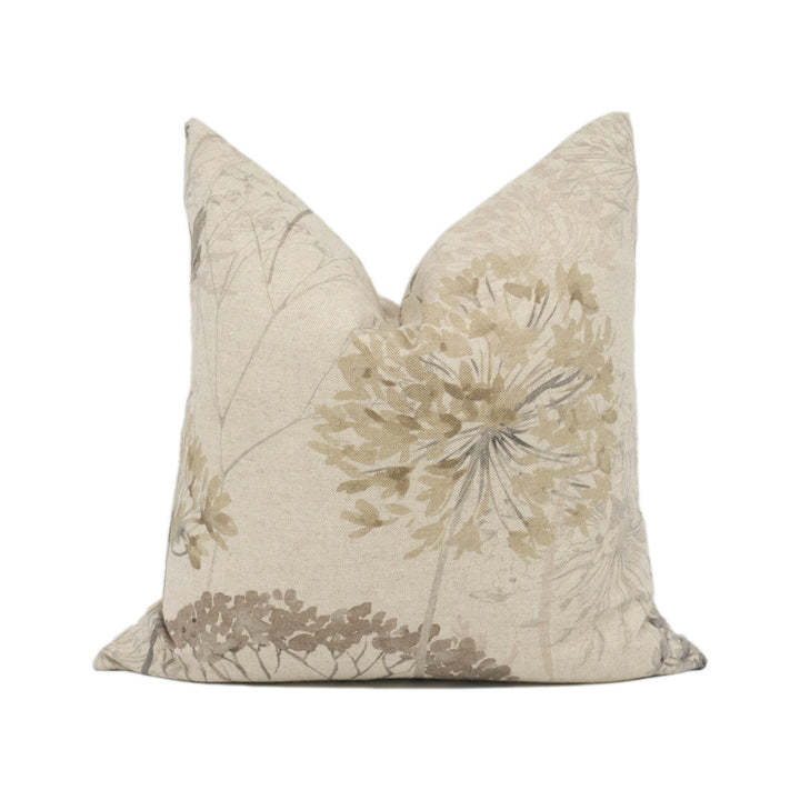 Iliv - Country Journal - Dove - Pretty Floral Countryside Wild Flowers Cushion Cover - Handmade Throw Pillow - Designer Home Décor.