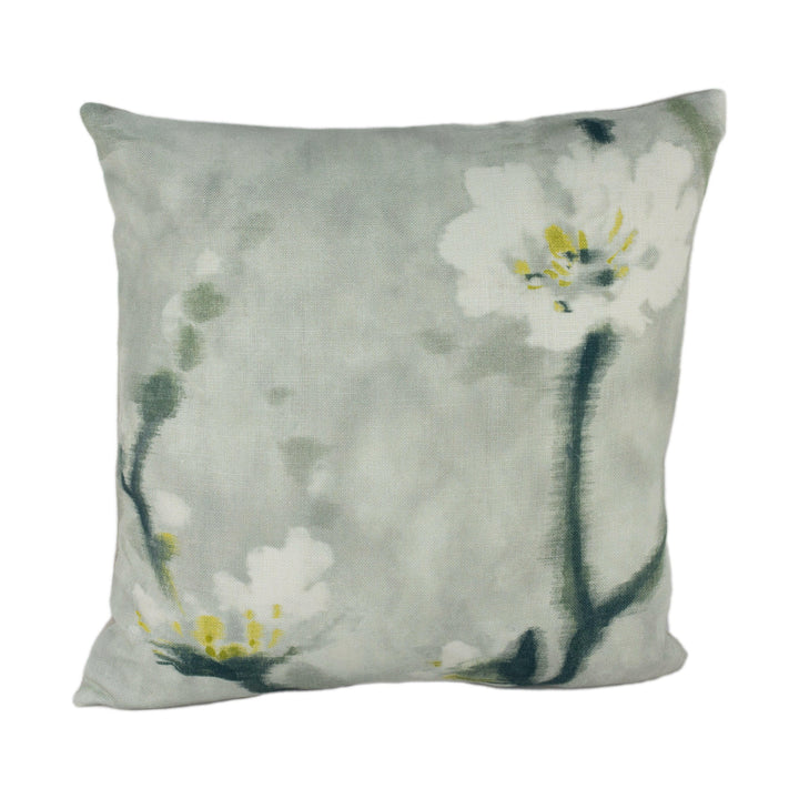 Sanderson - Eleni - Grey / Pearl - Cushion Cover Throw Pillow Designer Home Decor.