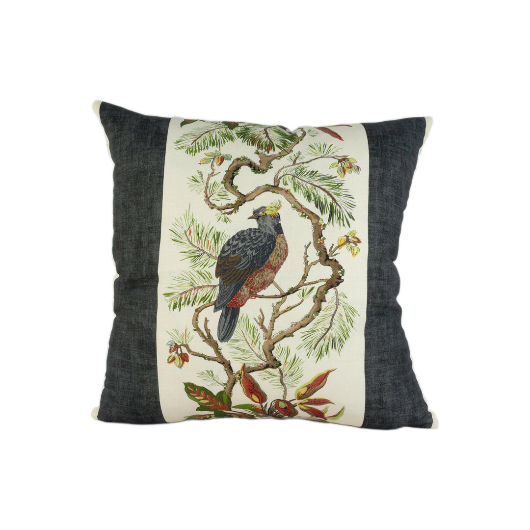 Thibaut - Williamson - Black - Stunning Designer Cushion Cover Home Décor Throw Pillow.