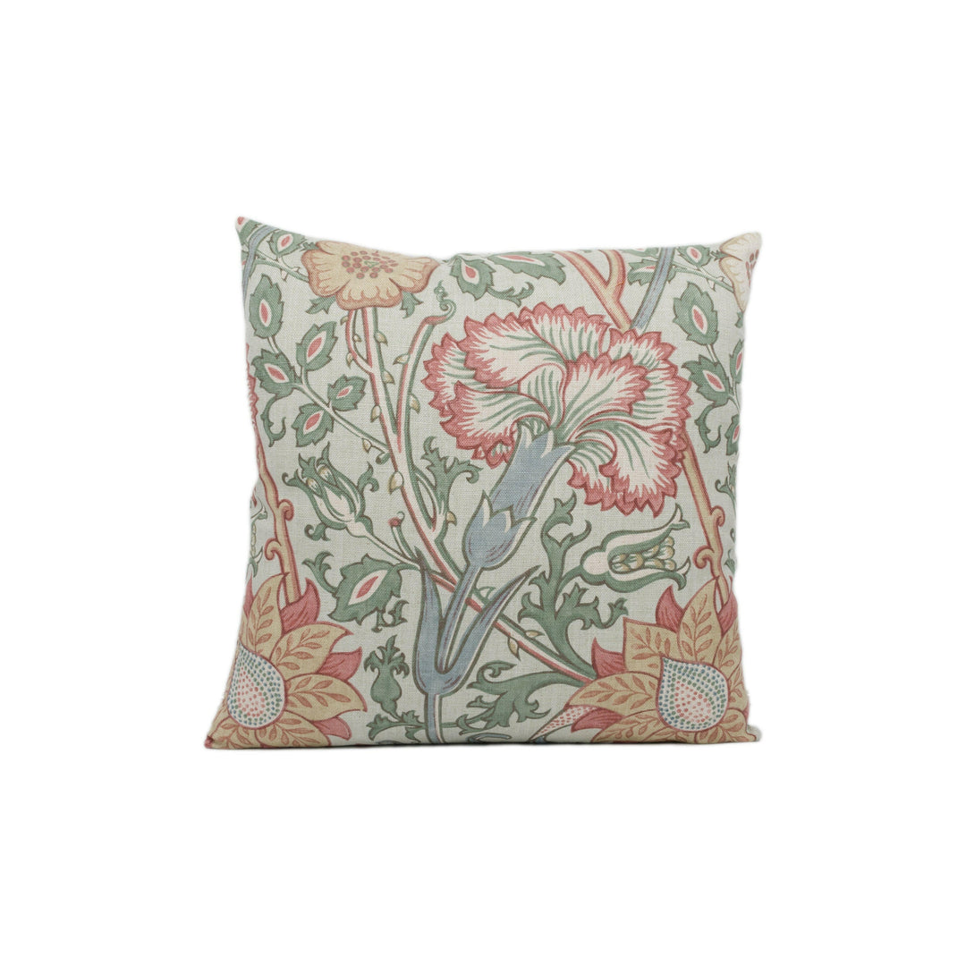 William Morris - Pink &amp; Rose - Eggshell / Rose - Cushion Cover Throw Pillow Designer Home Decor.