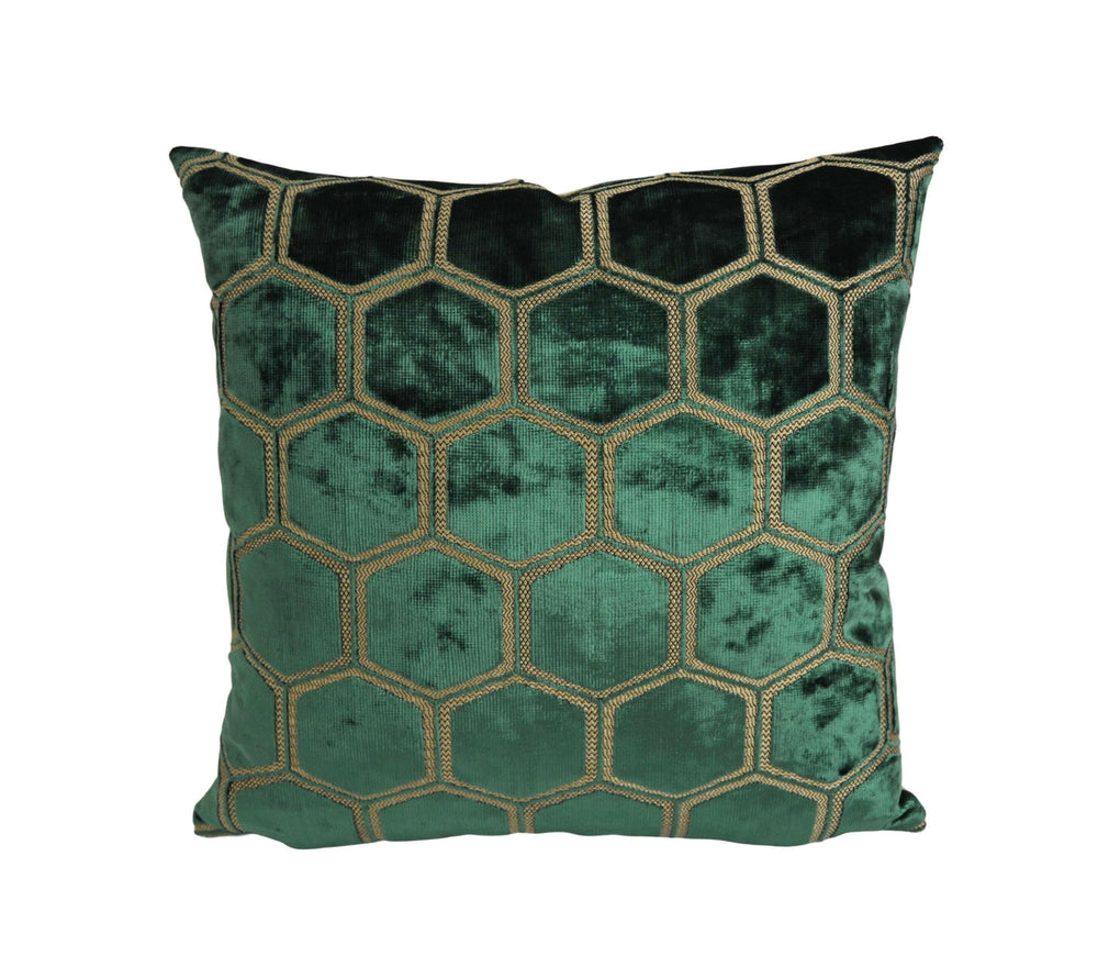 Designers Guild - Manipur - Azure - Luxury Velvet Cushion Cover Throw Pillow Designer Home Decor.